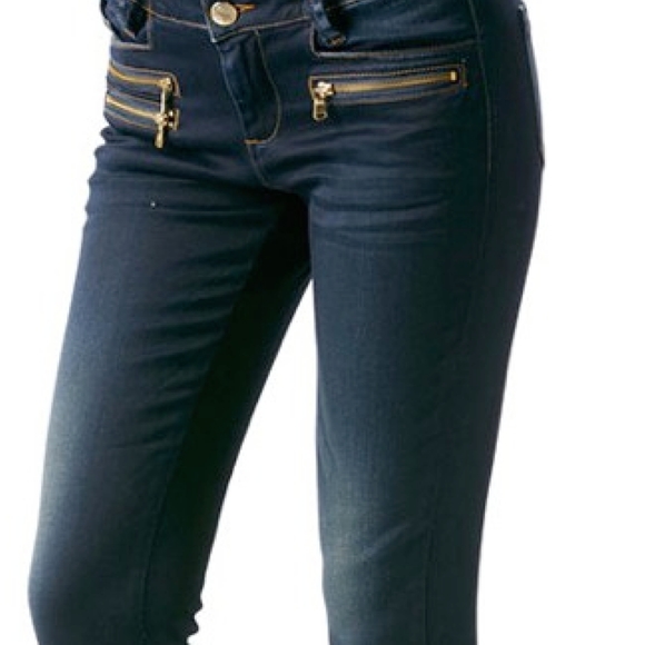 Mos Mosh 'Berlin Zip Blue' Skinny Jeans - Picture 3 of 7